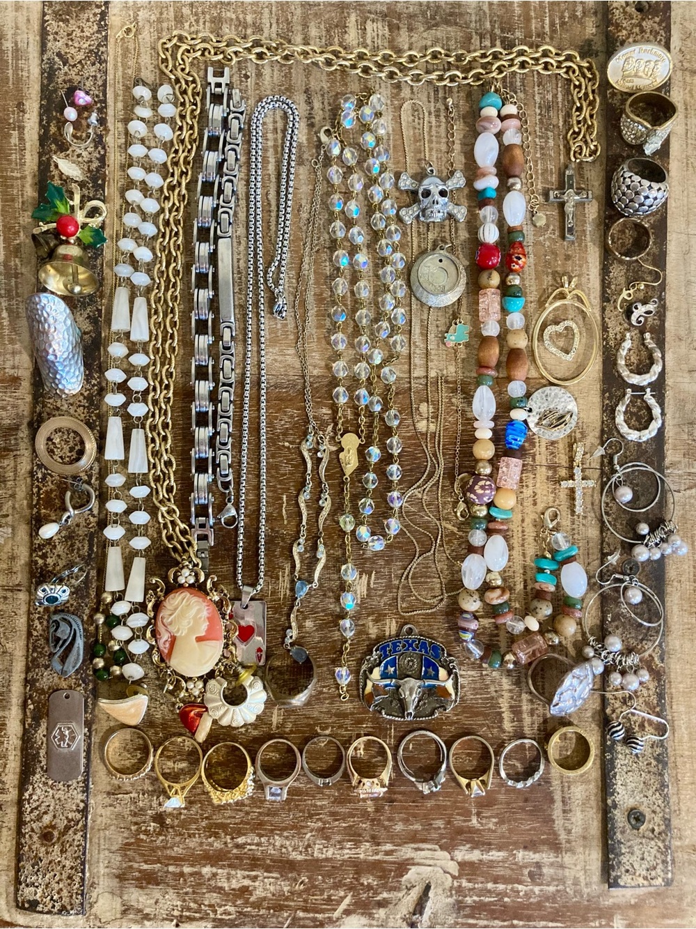 Broken Junk Jewelry Lot for Crafting